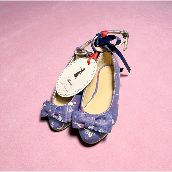 NWT Disney Snow‎ White Janie & Jack  bow flats girls 6 - Picture 3 of 7